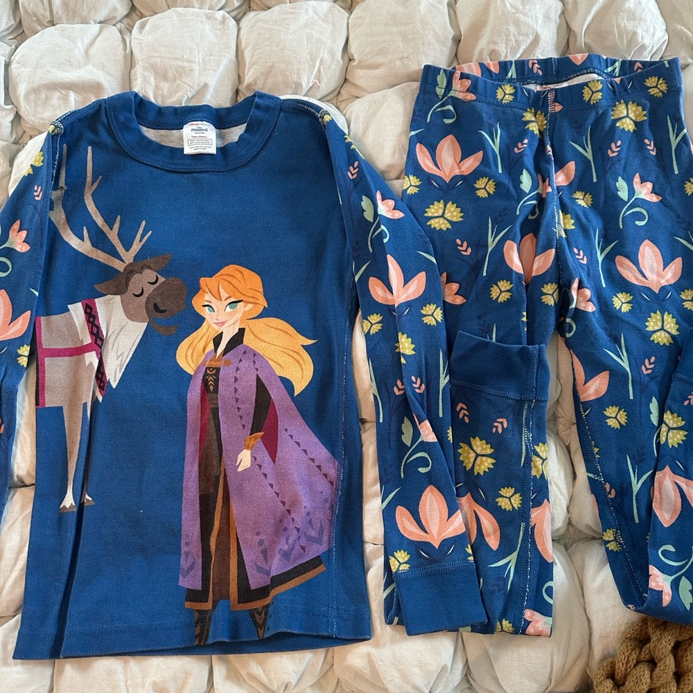 Kids Pajamas - Blue and Pink
